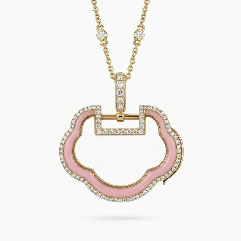 Fashion Sports Series Pendant Necklace DIY Openable Design for Women Girls Stylish Jewelry Piece Qme A2
