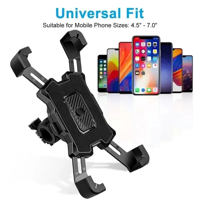 Phone Holder Bike Moto 360 View Universal Bicycle 4 7- Mobile Stand Qme
