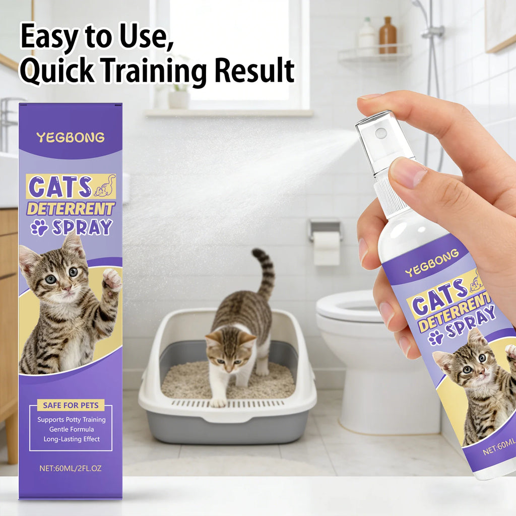 Pet Toilet Training Spray Induce Cat Pee Positioning Defecation Correct Bad Habit Reduce Scratching Behavior Cat Training Spray Qme
