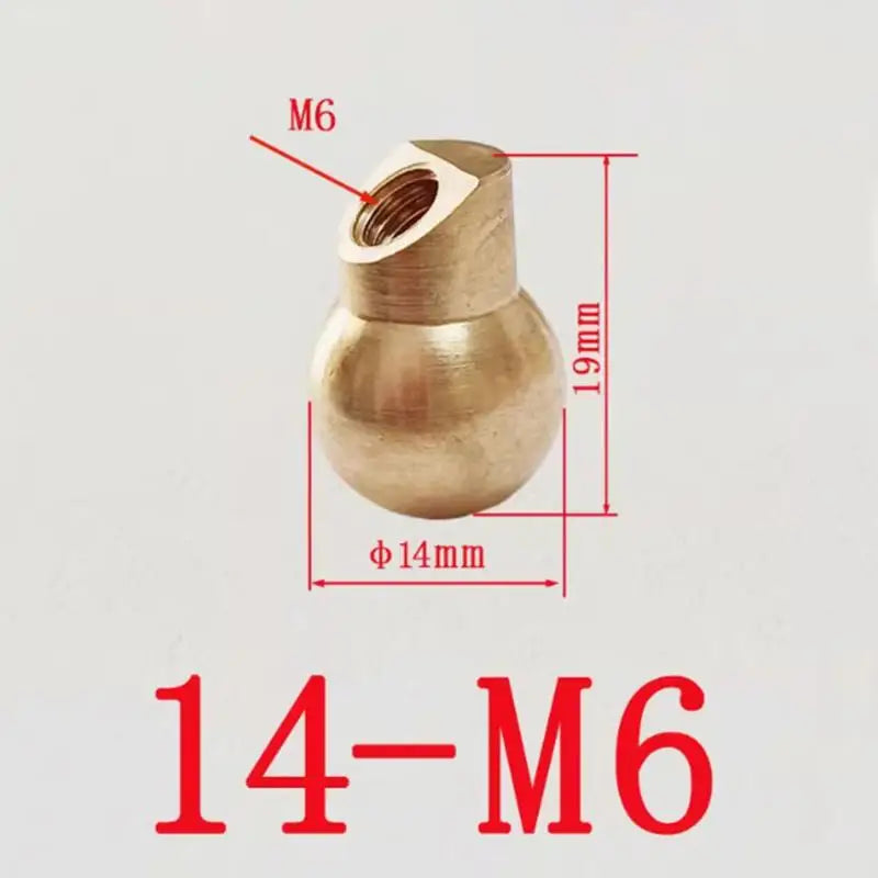 1Pc CNC Machine Tool Oblique Spray Brass Ball Coolant Nozzle Tool Holder Ball Joint Nozzle Accessories. Qme 1pc 14MM