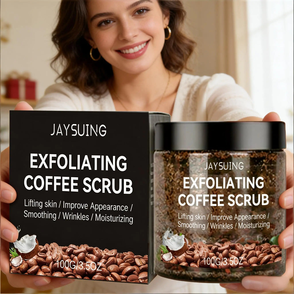Coffee Exfoliating Scrub Remove Dead Skin Cleaning Smooth Moisturizing Body Brighten Skin Tone Nourish Scrub Suitable Whole Body Qme