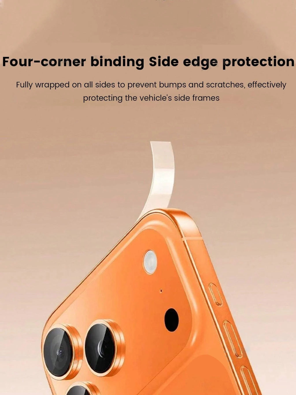 Pet Soft Film Curved Edge Fiber Glass Protective High-definition Back Qme