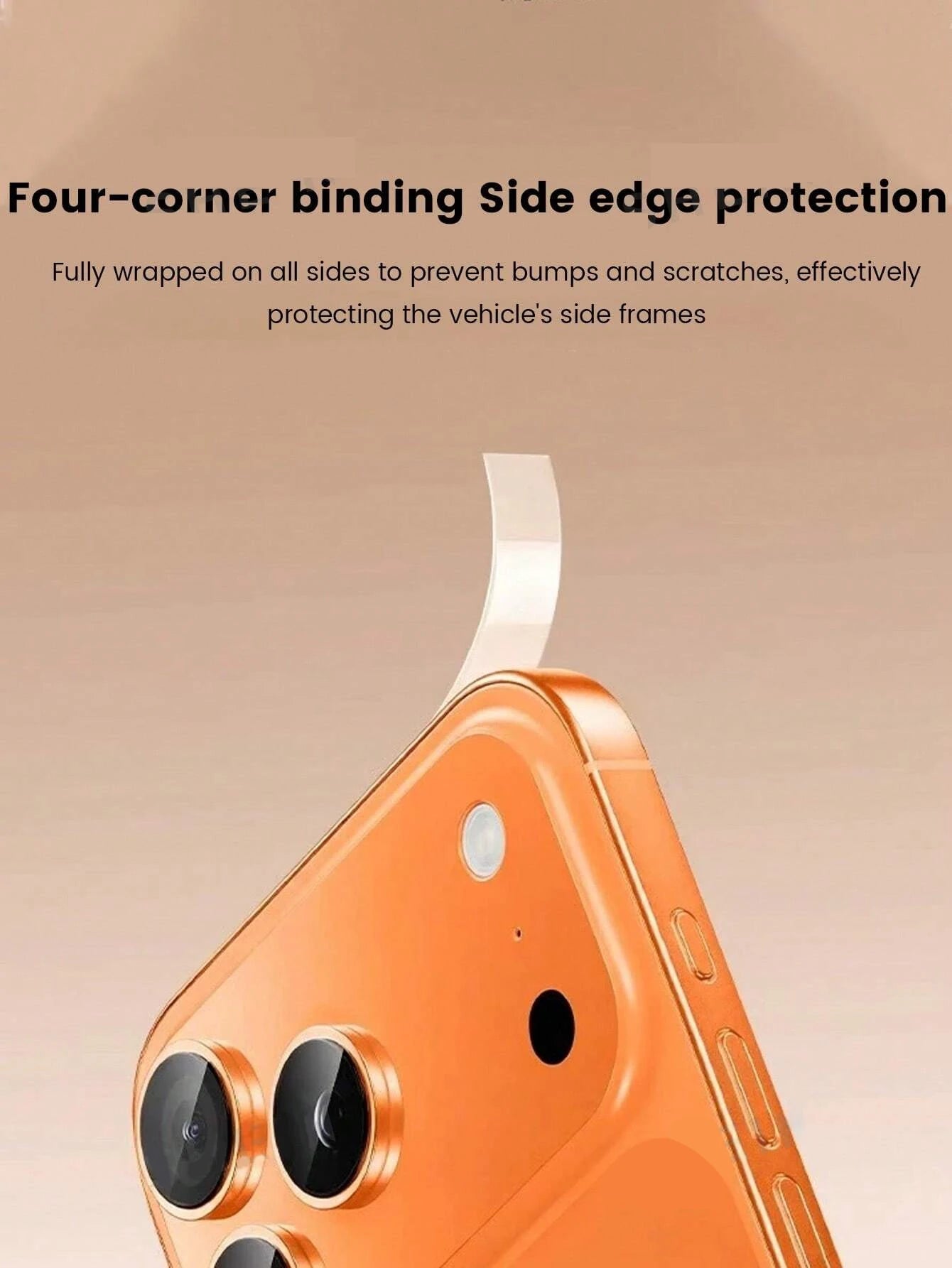 Pet Soft Film Curved Edge Fiber Glass Protective High-definition Back Qme