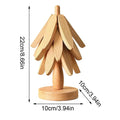 Tree Trivet Wooden Insulation Placemat Non-Slip Cup Coaster Set for Cookware Stove Pan Cup Teapot Hot Dishes Bowl Kitchen Dining Qme Natural wood color 3 as picture shows