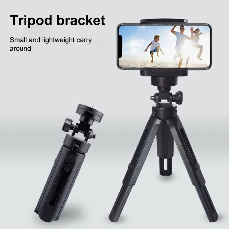 Pocket-sized Extendable Phone Tripod Mount Selfie Stick Live Streaming Qme