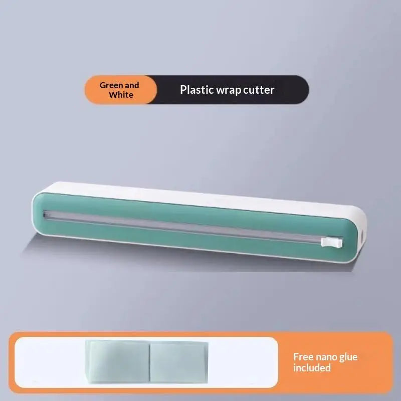 Sliding Tear Cling Film Cutter Multifunctional Dual Use Aluminum Foil Qme A4