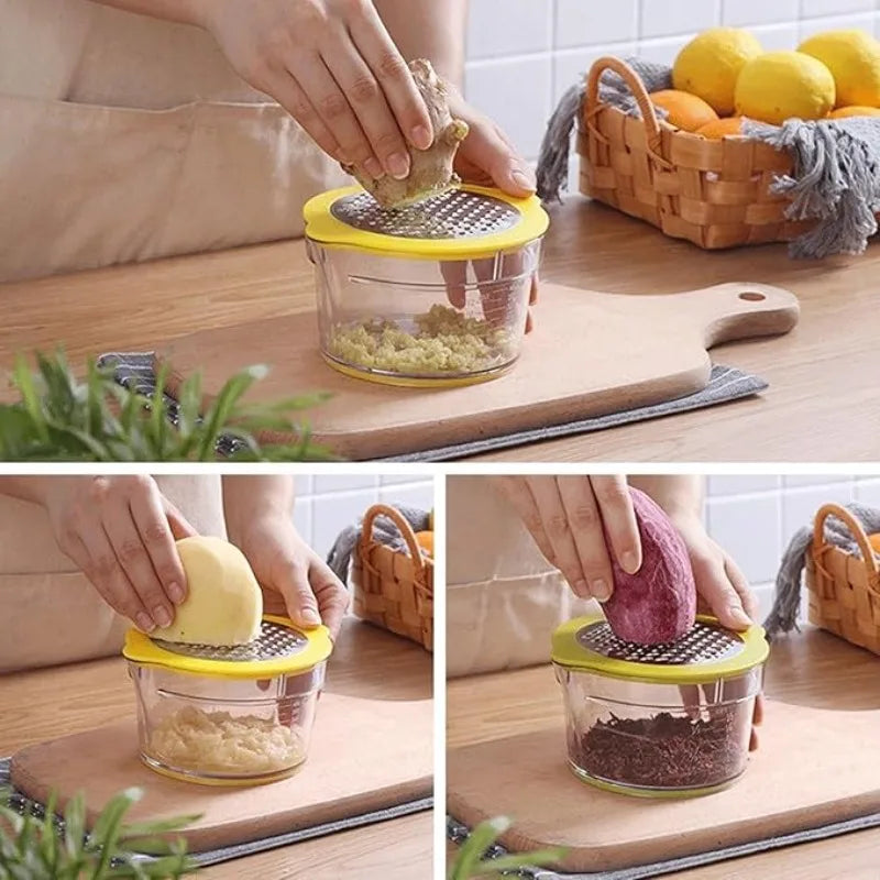 4-in-1 Citrus Lemon Orange Juicer Manual Hand Squeezer Built-in Qme
