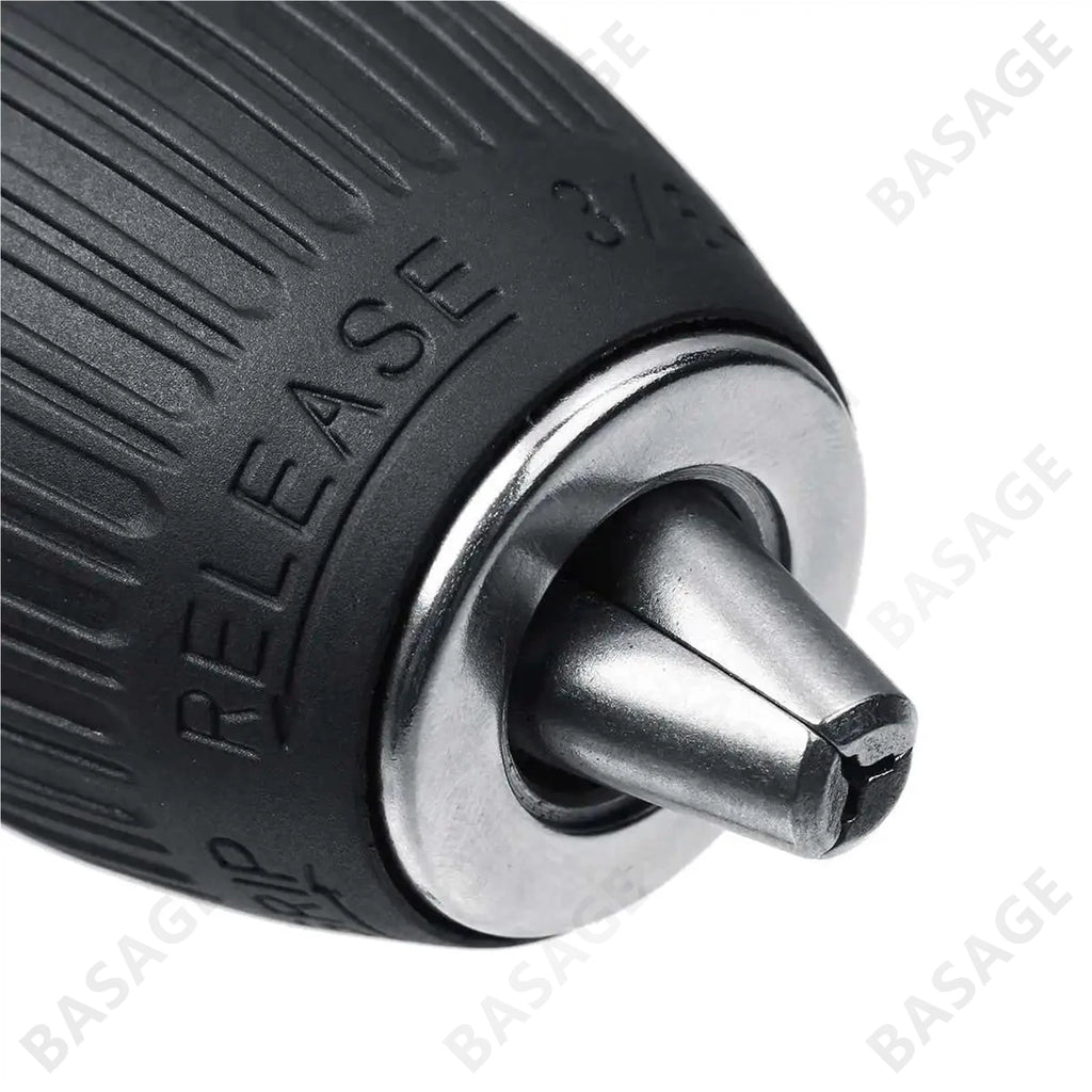 1.5-13mm Electric Drill Chuck Keyless Self-locking 3/8-24UNF Driver Tool Accessories Keyless Adapter Impact Hex Shank Qme