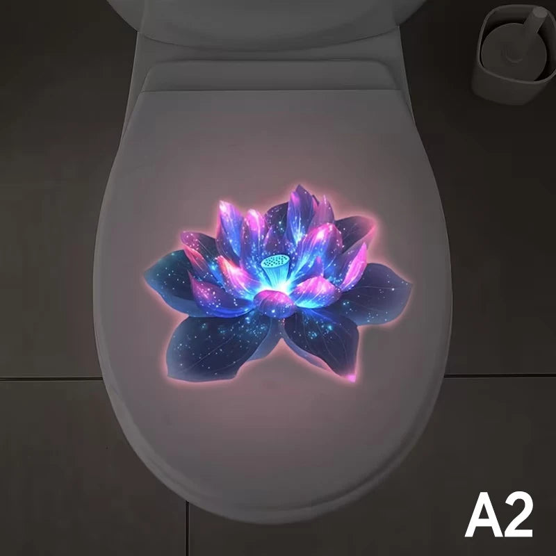 Bathroom Decal Lotus Mandala Wall Sticker Home Decor Stickers Qme A2