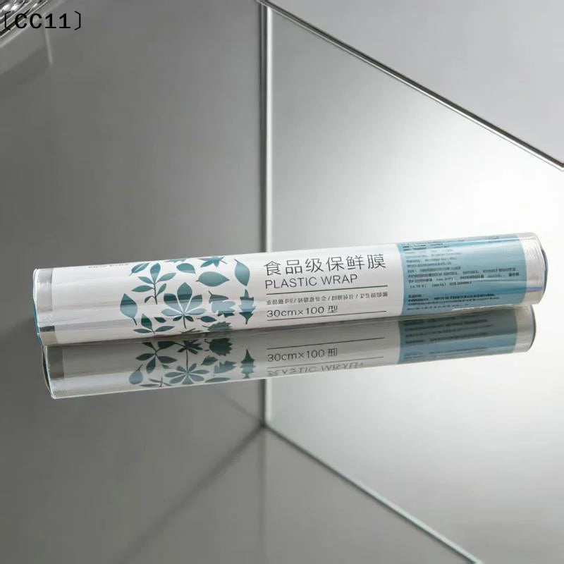 Cling Film Clear PE Disposable Microwavable Small Roll Food Wrap Keep Qme