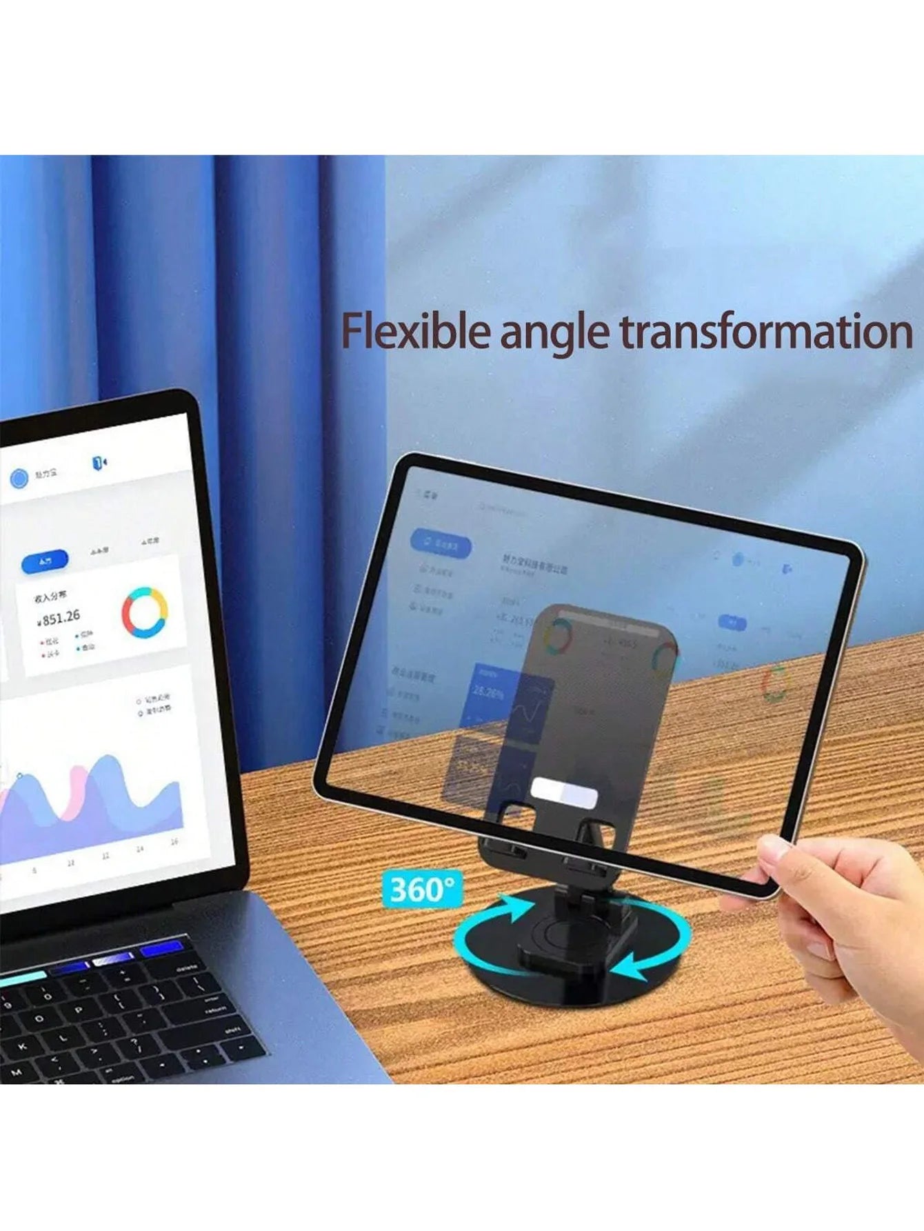 360 Rotating Lazy Stand Suitable Watching Dramas Live Streaming Qme
