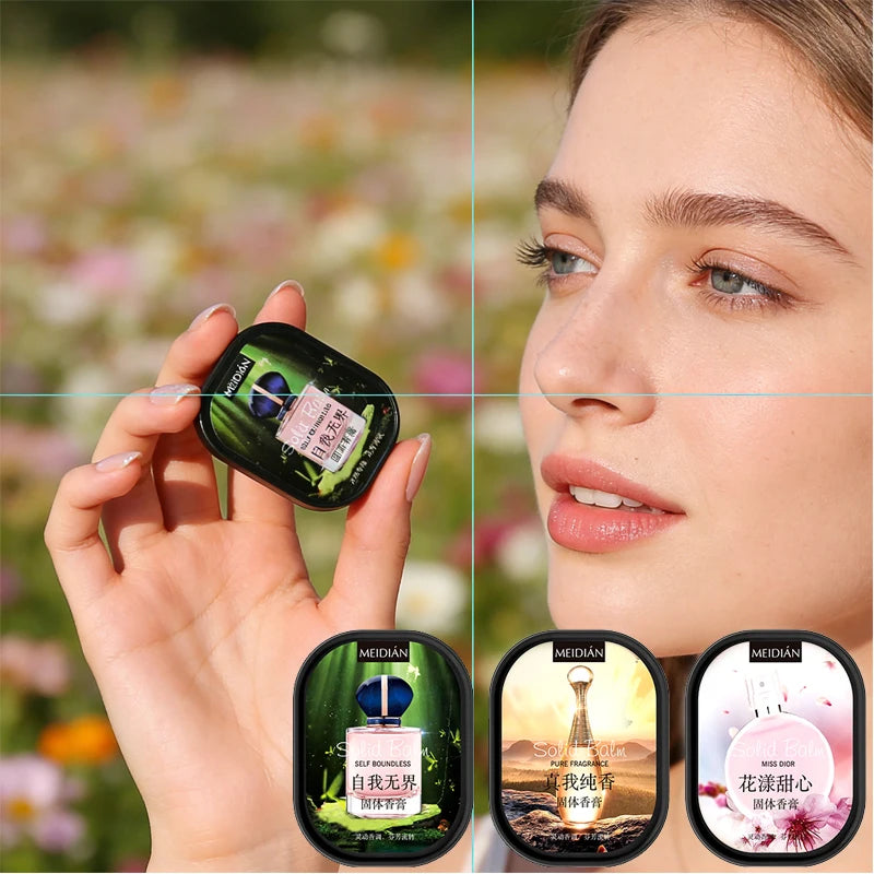 Solid Fragrance Cream Long-lasting Suitable Applying Dates Portable Qme