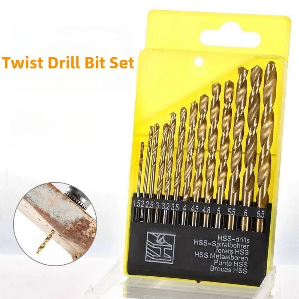 13Pcs Micro Twist Drill Bit Engraving Drill Bits 0.8mm-2.0mm Tiny Drill Bit 2.35 Shank Mini Engraving Bits Hole Drilling Tool Qme