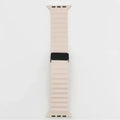 Magnetic Buckle Strap For Apple Watch Band Ultra2 49mm 46 42 44 41 38mm Silicone Bracelet iWatch Ultra Series 7 6 3 se 8 9 10 Qme Sand Pink 42 44 45 49 S10-46mm