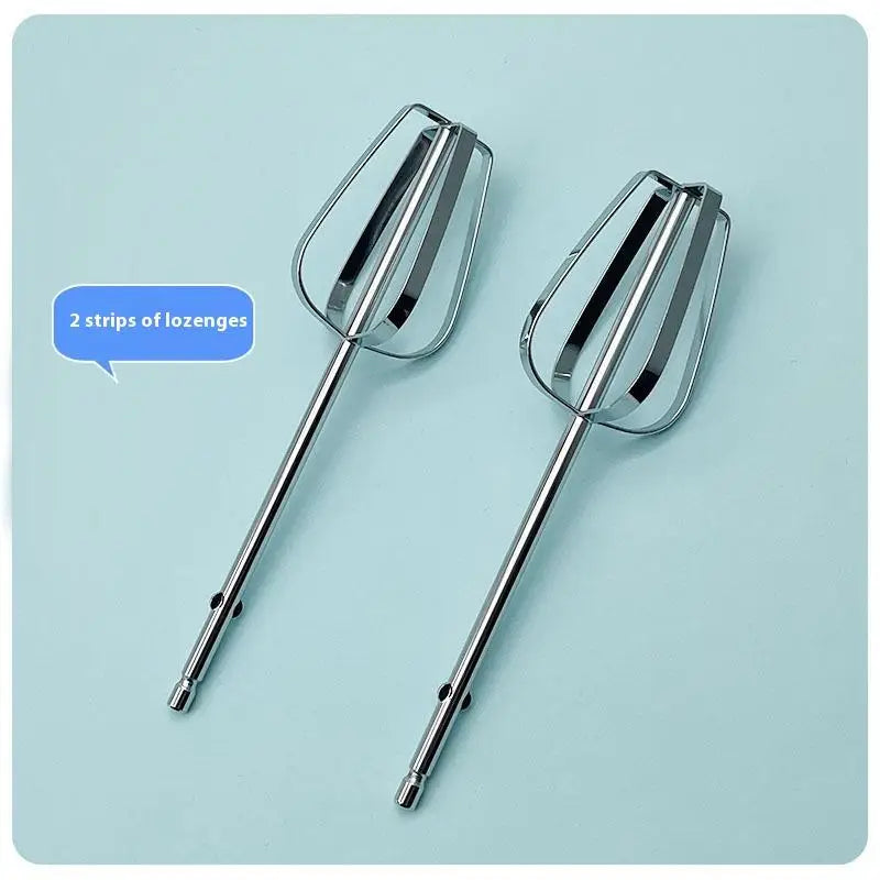 1 2 Electric Egg Beater Stirring Hook Stainless Steel Durable Qme A 2PCS