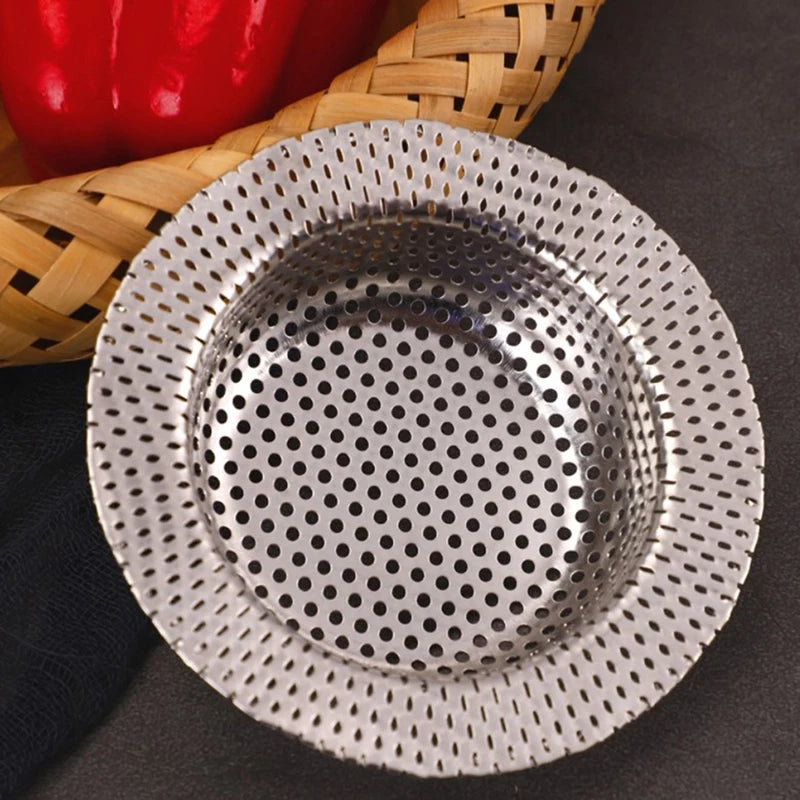 Kitchen Water Sink Filter Sink Mesh Strainer Kitchen Tool Stainless Steel Bathroom Floor Drain Cover Shower Hair Catche Stopper. Qme
