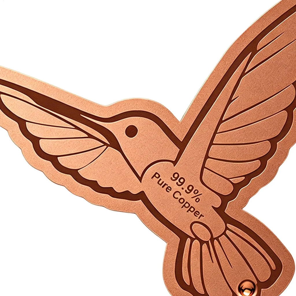Copper Bird Disc Portable Safe Cleaning Bowl Dish Bath Outside Qme
