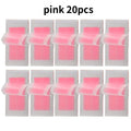 6 Hair Removal Wax Strips Cold Paper Face Arm Leg Body Skin-friendly Qme 20 pcs Pink