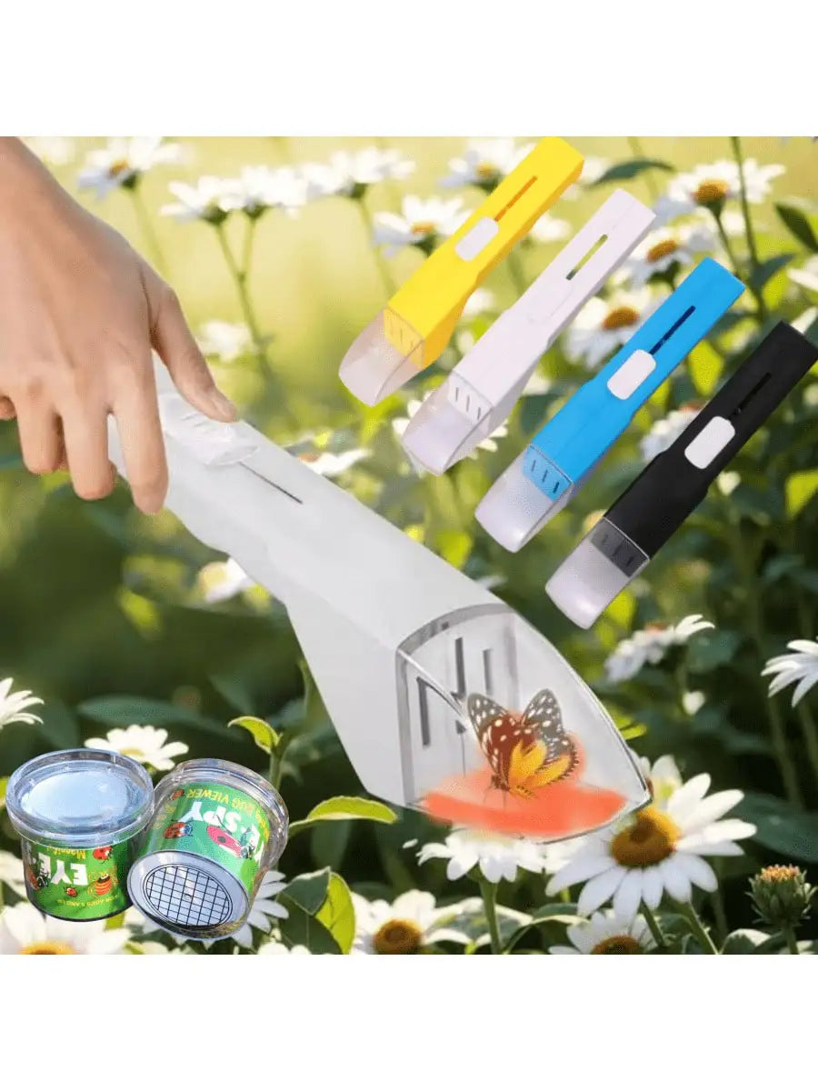 1 Handheld Insect Trap Spider Bee Cockroach Butterfly Capture Tool Qme