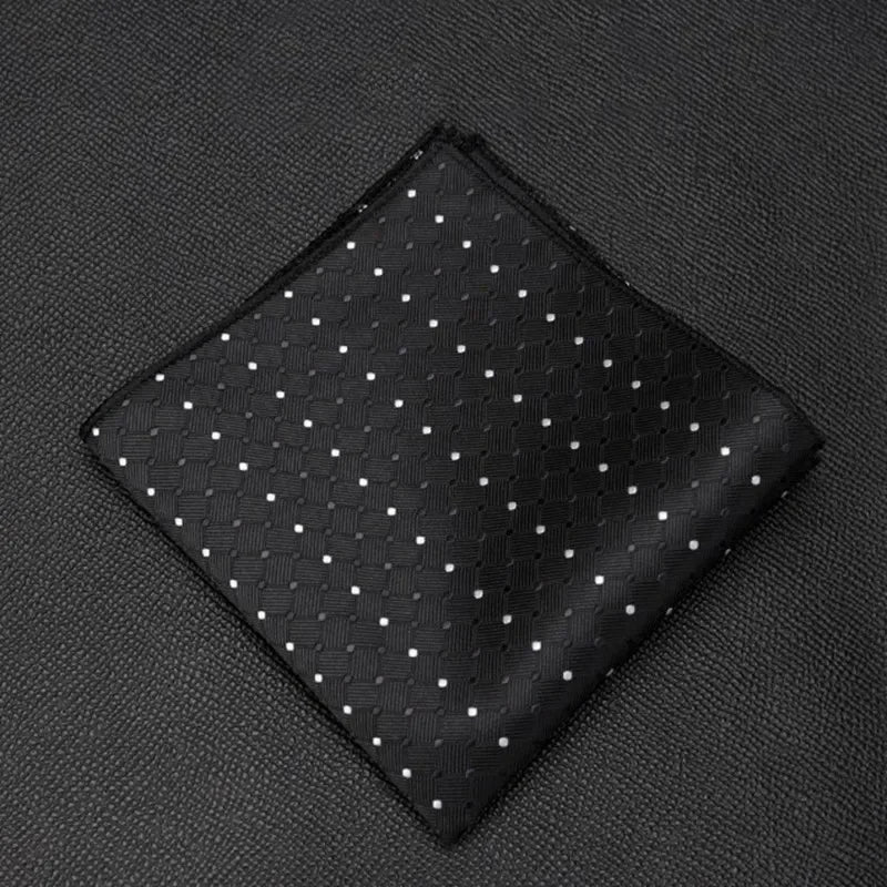 Men Pocket Square Suits Hanky Plaid Handkerchiefs Casual Suit