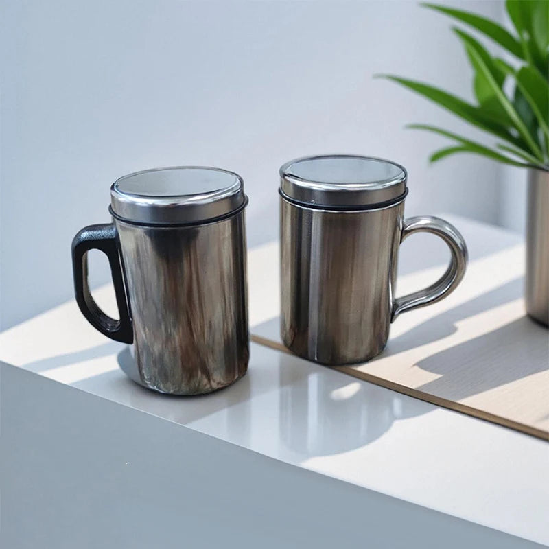Stainless Steel Double Layer Insulated Thermal Moto Cup Water Bottle Qme