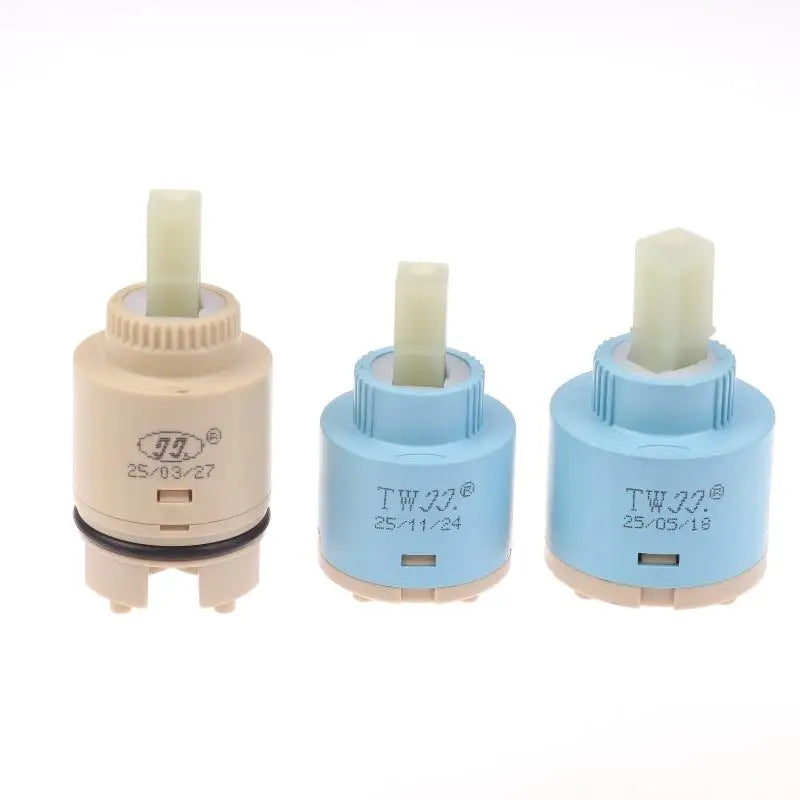 1Pc Plastic Ceramic Cartridges Ceramic Disc Cartridges Mixer Faucet Thermostatic Cartridges Faucet Disc Valve For Mixer 35/40mm. Qme
