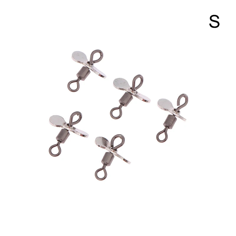 Plug Casting Fishing Propeller Blade Turbo Spinner Blades DIY Lure Qme 1 Silver