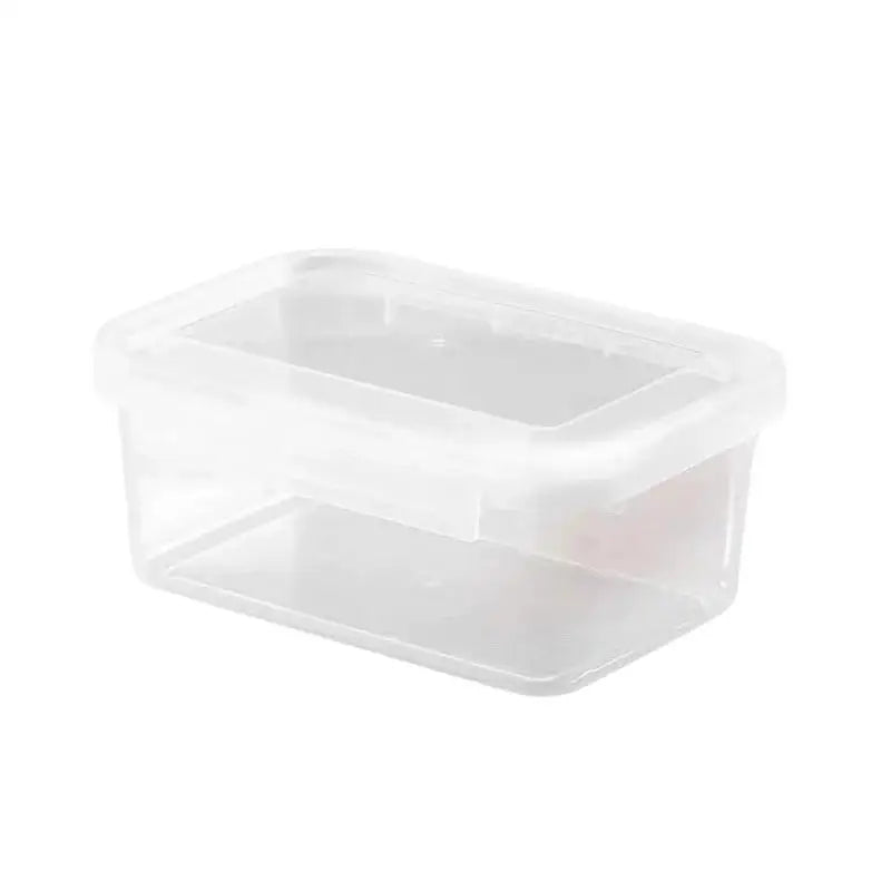 Portable Food Storage Box Single Snap-on Cover Compartmentsfor Qme
