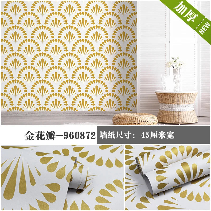 Modern Vinyl Wallpaper Peel Stick Boho Contact Paper Self Adhesive Qme 09 5mx44.5cm
