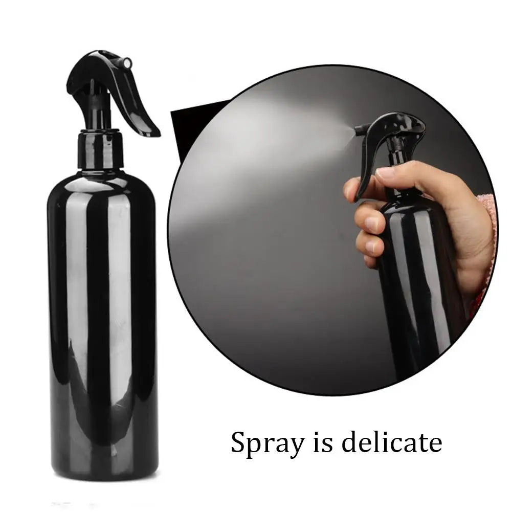 Hairdressing Spray Bottle Empty Refillable Bottles Plastic Black Dispenser Salon Water Sprayer Barber Hair Care Tools 300ML Qme