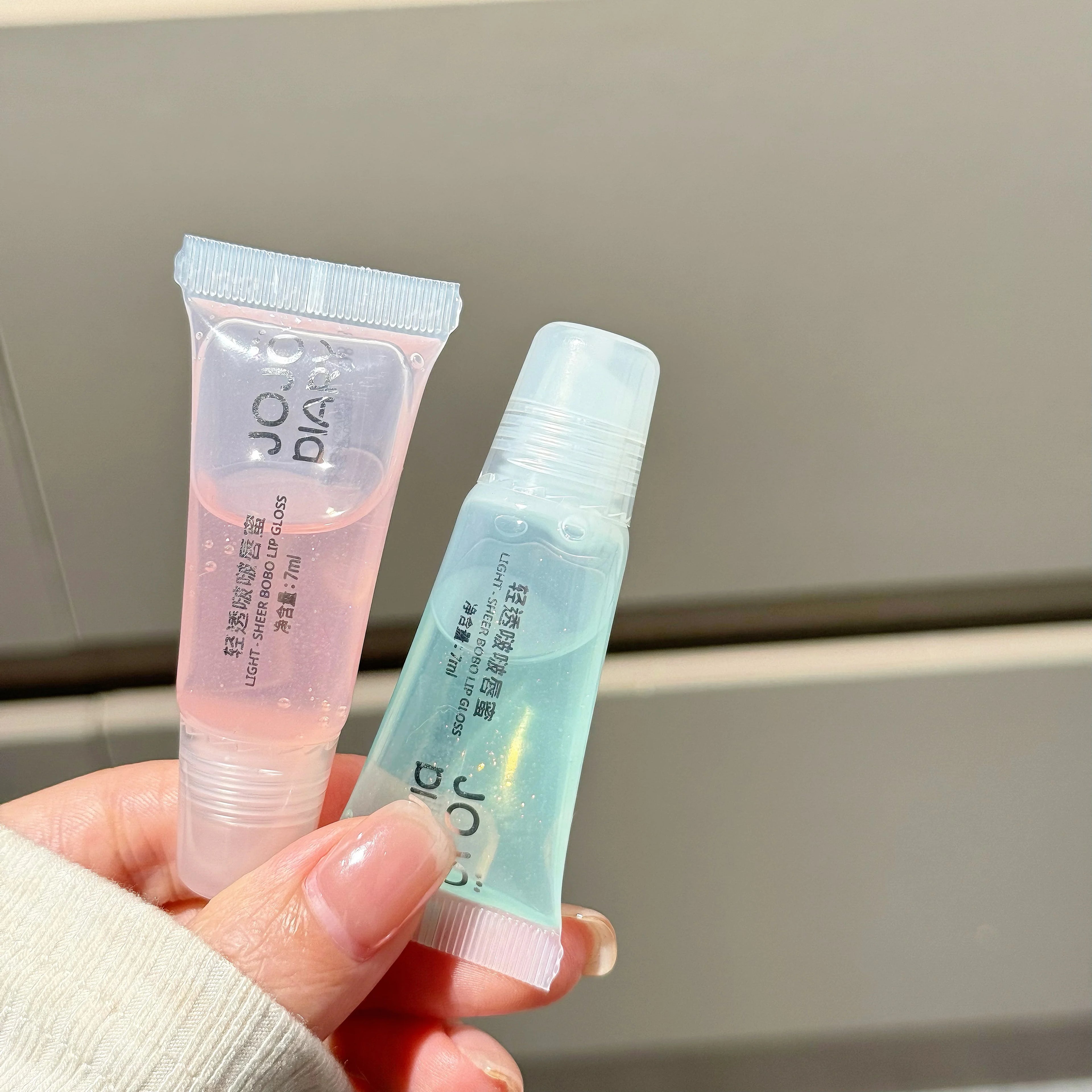 JOJO DAIRY Light-sheer Lip Gloss 4-pcs Watery Glossy Clear Gitter Qme