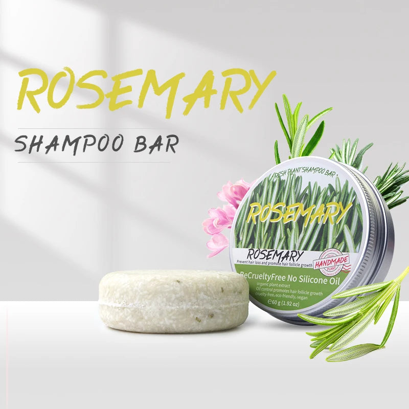 Rosemary Shampoo Soap Without Silicone Oil Plant Cleanses Scalp Qme