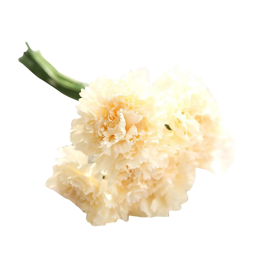 Beautiful Exquisite Successful Carnation Bouquet Holding Flowers Mother's Day Simulation Flower Decoration For Mom Makes Happy Qme