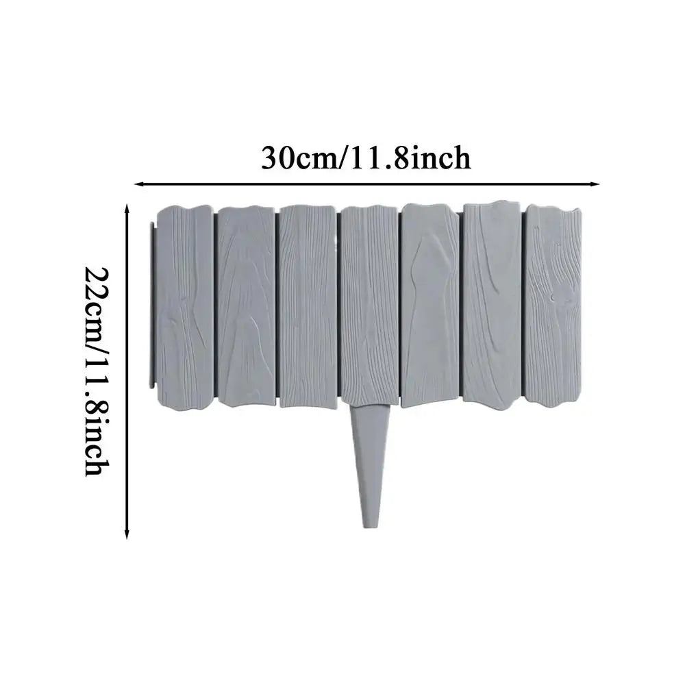 Short Garden Fencing 10 Decorative Fence Landscape Edging Border Qme China Mainland Grey