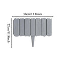 Short Garden Fencing 10 Decorative Fence Landscape Edging Border Qme China Mainland Grey