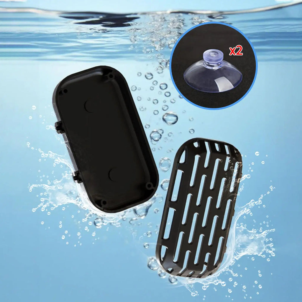 Turtle Poop Catcher Box Suction Cup Reptile Pet Accessories Aquarium Turtle Poop Box for Living Room Hotel Restaurant Apartment Qme