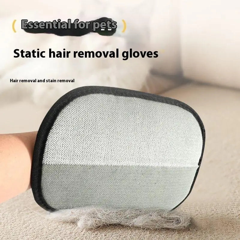 Home Hair Scraper Cat Cleaner Pet Gloves Household Remover Dog Brush Qme