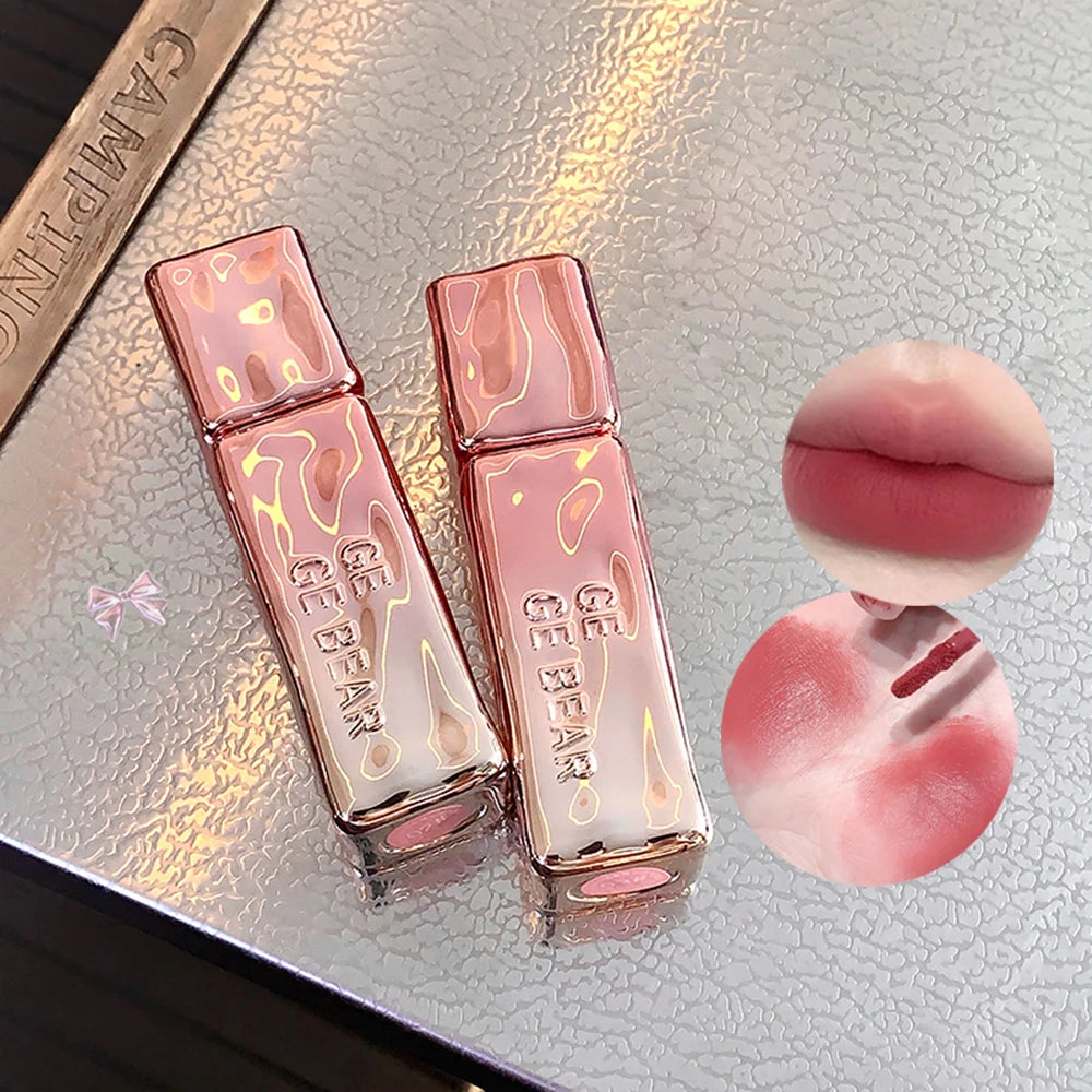 Gege Bear Velvet Matte Air Lip Mud Surface Good Blending Whitening Qme