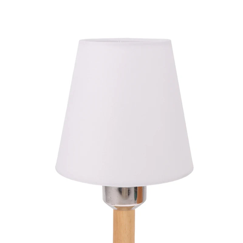 Decor Fabric Lampshade Ceiling Light Cover Lamp Shade Modern Home Bedside Desk Lighting Cover For Tearoom Bedroom Room Qme White