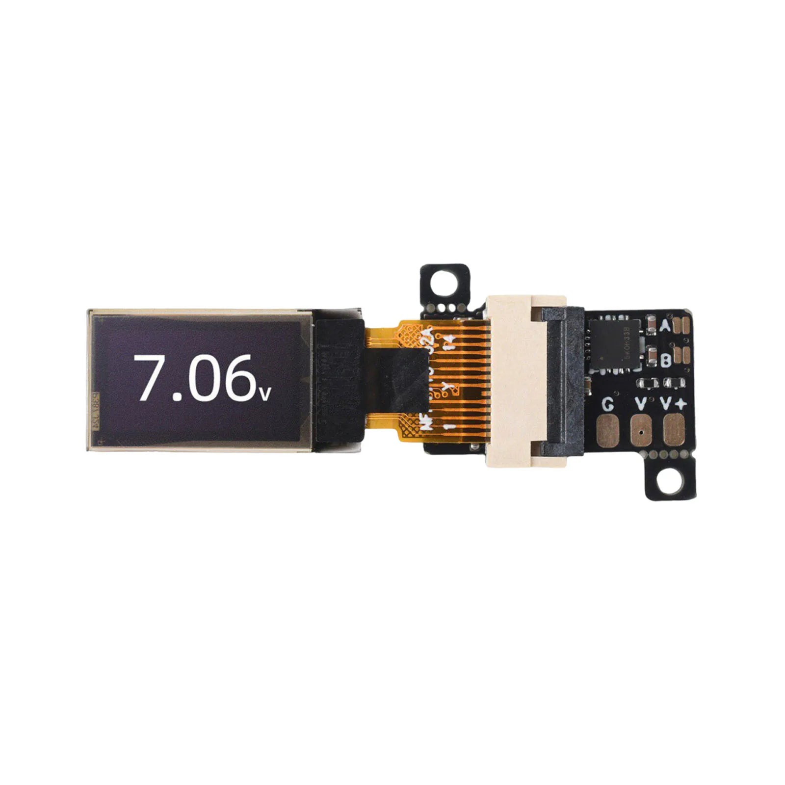 Mini OLED Digital Voltmeter Ultra Thin 0.5 Inch High Precision Voltage Meter DC 0-30V OLED LCD Display Module for Power Supply Qme standard