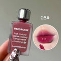 Lightly Glass Water Gloss Herorange Lip Glaze Mirror Moisturizing Qme HR567-06