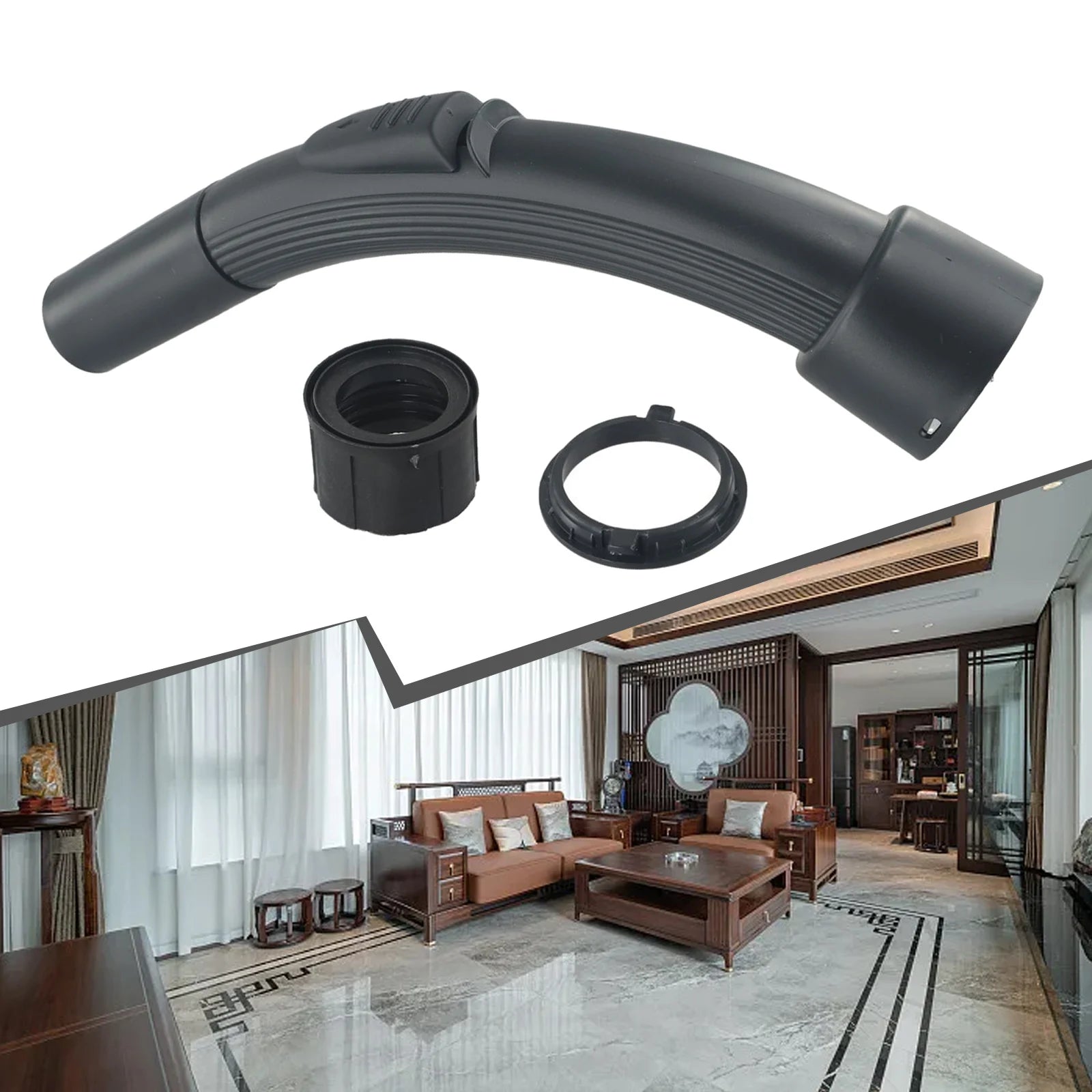 Brand New Hose Handle Vacuum Cleaner Parts Accessories Bend Hose End Connection For Hoover 32mm Parts Wand Bent Qme