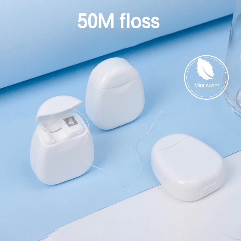 Mint Dental Expansion Floss Nylon Effective Plaque Teeth Protection Qme