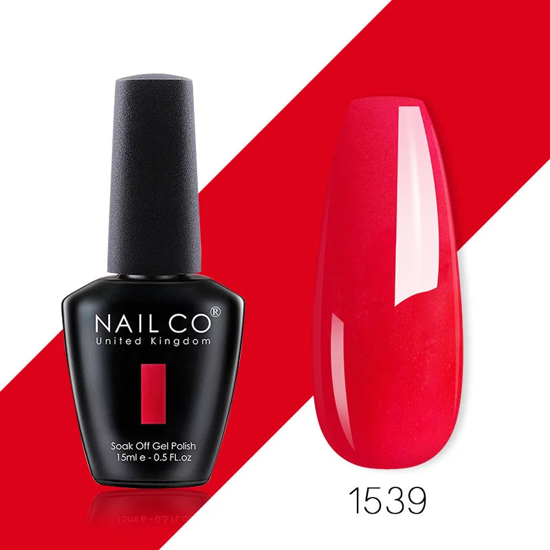 NAILCO 85 Colors Nail Gel UV LED Lacquer Manicure Varnish Hybrid Semi