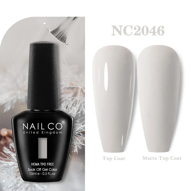 NAILCO Green Series Dark Gel Nail Polish Lasting Hybrid Base Matte