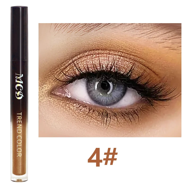 13-Shade Waterproof Liquid Eyeshadow Palette Shine Long-lasting Qme 4