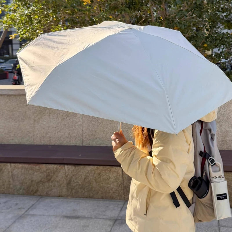 Ultra-light UV Protection Sun Umbrella 50+ SPF Foldable Rain Parasol Qme
