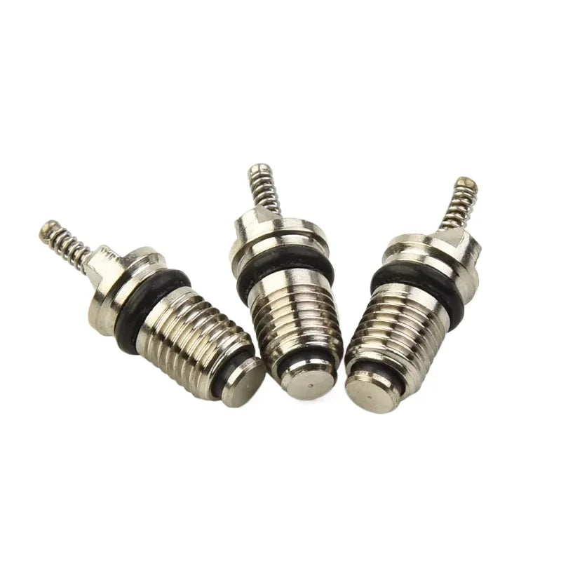 9Pcs R134a Automotive Air Conditioning Valve Core + 1Pcs Remover Tool For A/C System Mall/Big Air Conditioning Valve Core Tool Qme