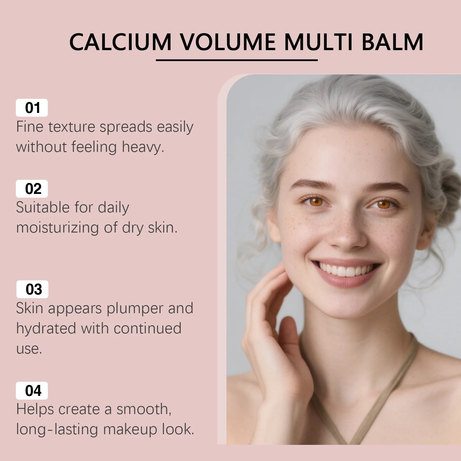 Calcium Volume Multi Balm Deep Hydration Face Skin Elasticity Enhanced Puffy Eyes Treatments Anti Wrinkle Collagen Balm Stick Qme