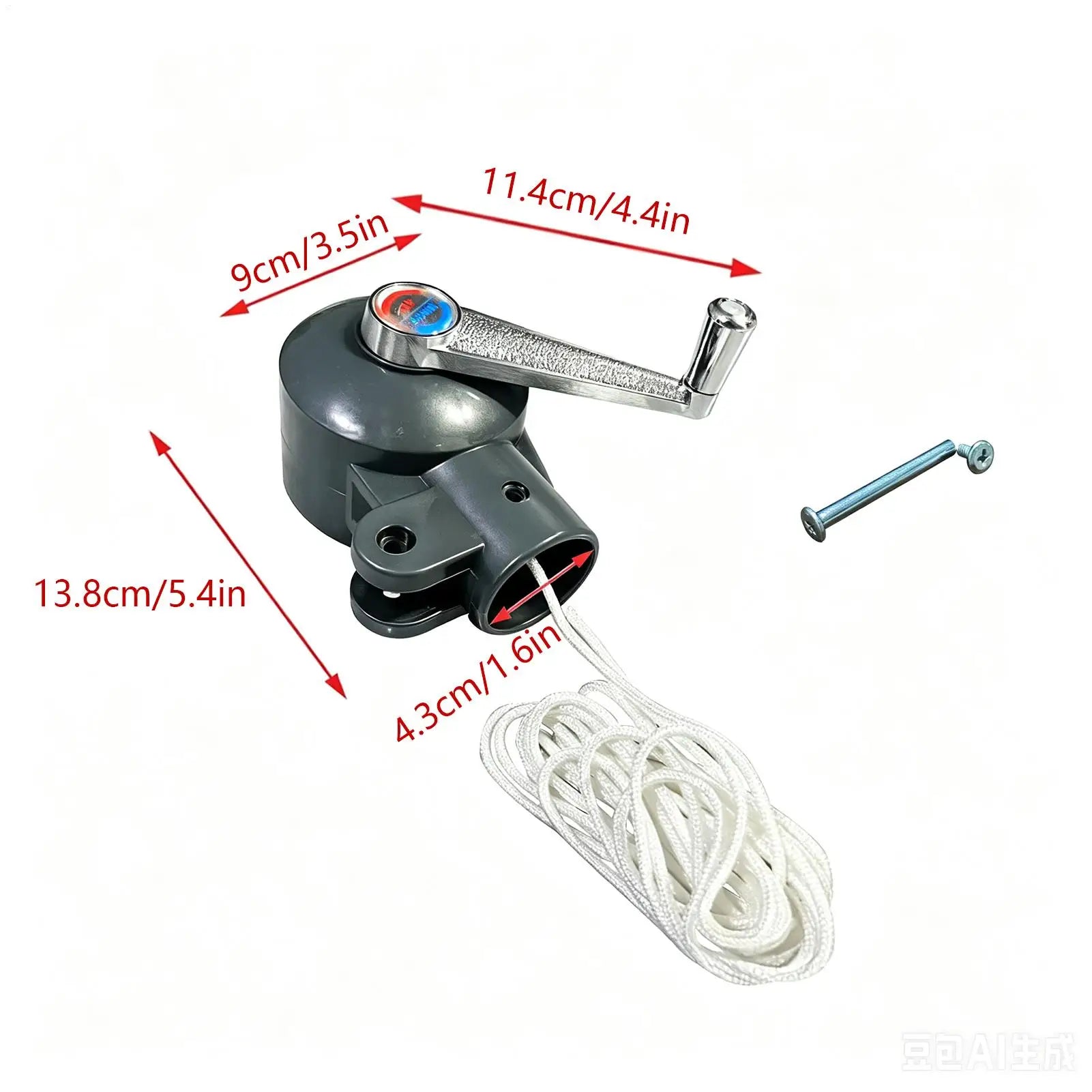 Umbrella Crank Replacement Parts Weather Resistant Anti-slip Qme
